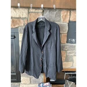 Tommy bahama men’s 100%  silk soft sport blazer jacket coat black size M